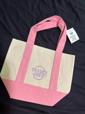 Trader Joe Mini Totes Limited Spring Edition (Pink)