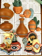 8 Pieces Vintage  Burwood Home Interiors Southwest Western Wall Decor