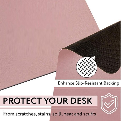 Large Leather Mouse Pad Gaming Waterproof Mousepad Desk Mat Anti-slip Rubber AU - Picture 8 of 22