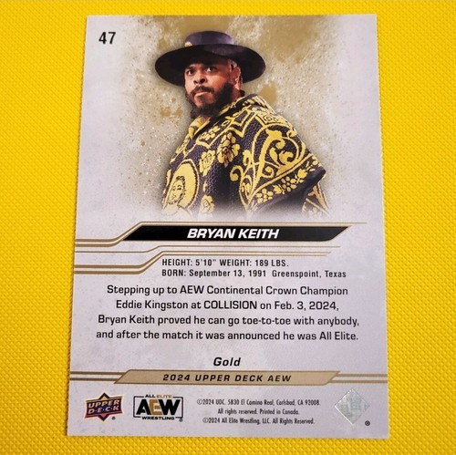 AEW Upper Deck 2024 Flagship Gold Cards - BUY 2, GET 2 FREE! - Picture 17 of 44