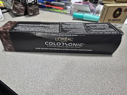 L'OREAL COLORSONIC HAIR COLOR CARTRIDGE, AFTER COLOR CONDITIONER LIGHT BROWN 6AI