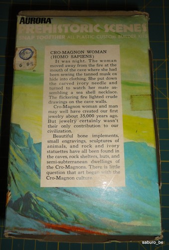 Aurora Cro-Magnon Woman #731 1971 PREHISTORIC SCENES - Photo 4/9