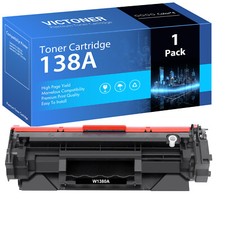 1PK WITH CHIP W1380A 138A Toner Compatible With HP LaserJet Pro 3001fdw 3101fdw