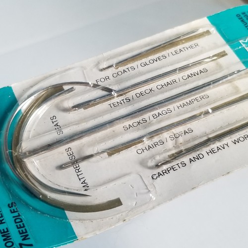 Aghi da cucito speciali per riparazione casa vintage KMART tela tappezzeria pelle - Foto 6 di 11