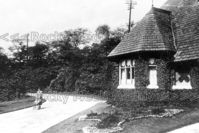 JBB-28 Seedley Park Eingang, Salford, Lancashire. Foto