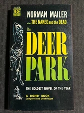 1957 THE DEER PARK by Norman Mailer FN 6.0 1st Signet Paperback