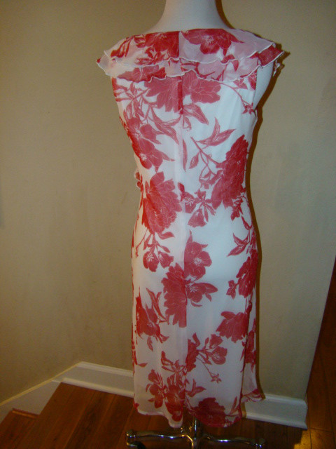 strapless open back dress Floral Fusion Midi Dress main image 0