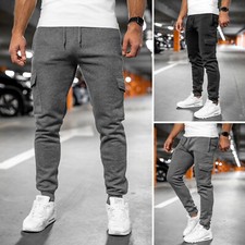 Trainingshose Hose Sporthose Jogger Fitness Slim Fit Classic Herren BOLF Cargo