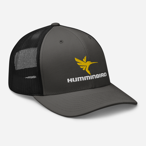 Humminbird Fishing Logo Embroidered Trucker Cap Hat, Snapback Hat 7