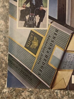 b&h light cigarettes 1979 Benson & Hedges Lights Cigarettes PRINT AD B&H I Like Your Style VTG  1970s