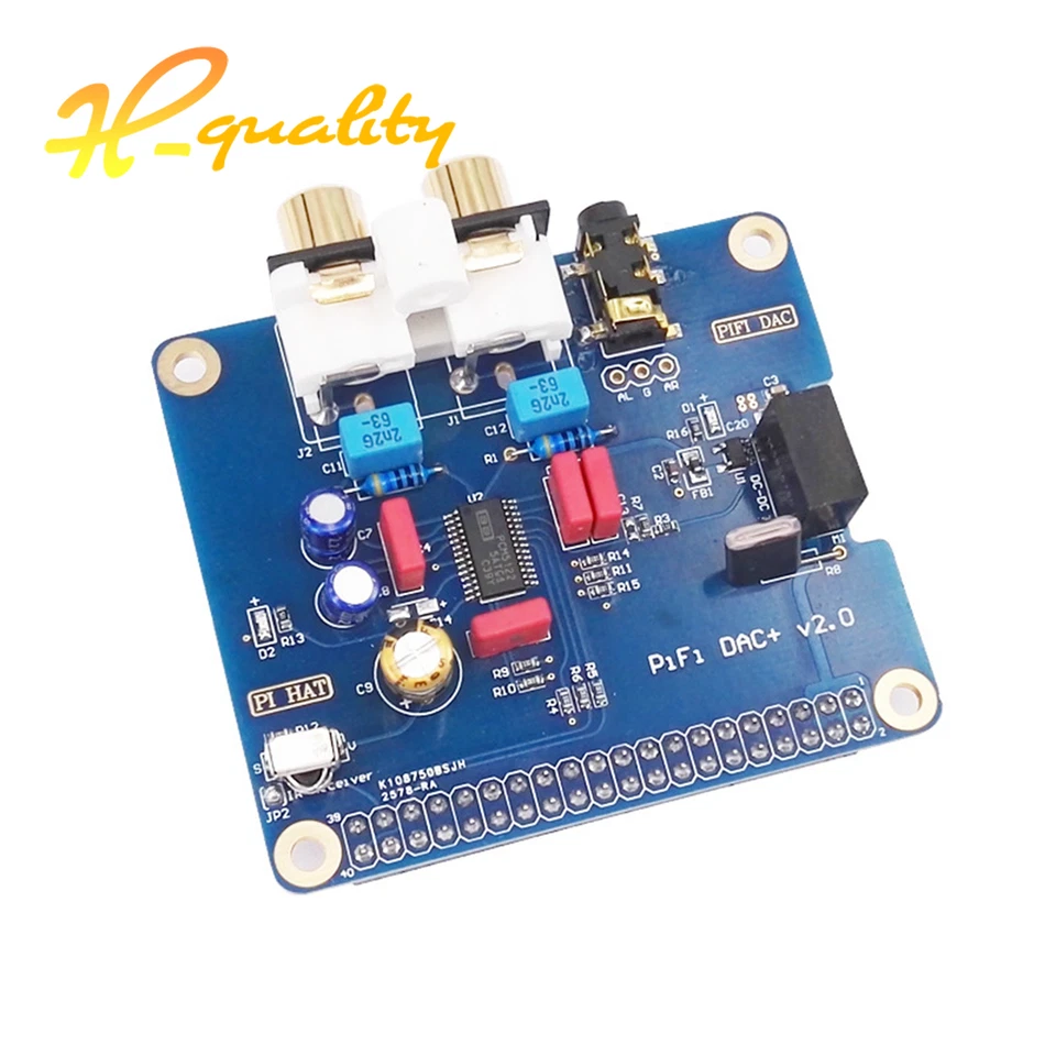 PCM5122 per Raspberry pi B+ 2/3B HIFI DAC + scheda audio modulo audio digitale - Immagine 4 di 4