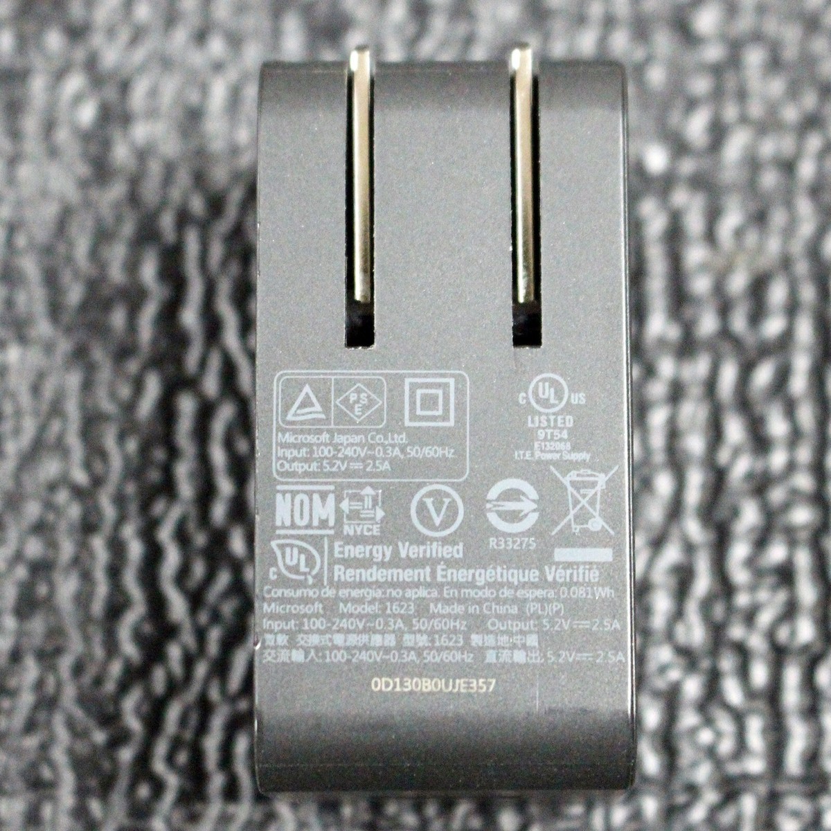 Genuine Microsoft Surface 1623 1751 13W AC Power Adapter Wall