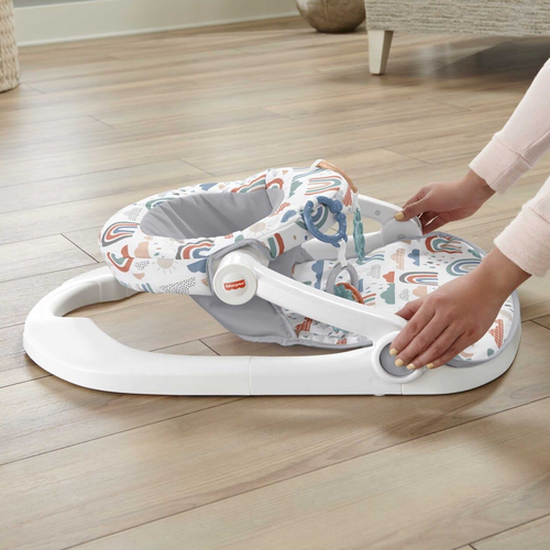 Fisher-Price Portable Baby Chair Sit-Me-Up Floor Seat with Developmental Toys... - Picture 3 of 4
