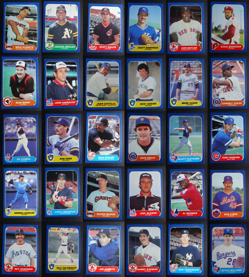 1986 Fleer Update Baseball Cards Complete Your Set U You Pick Frm List U-1-U-132