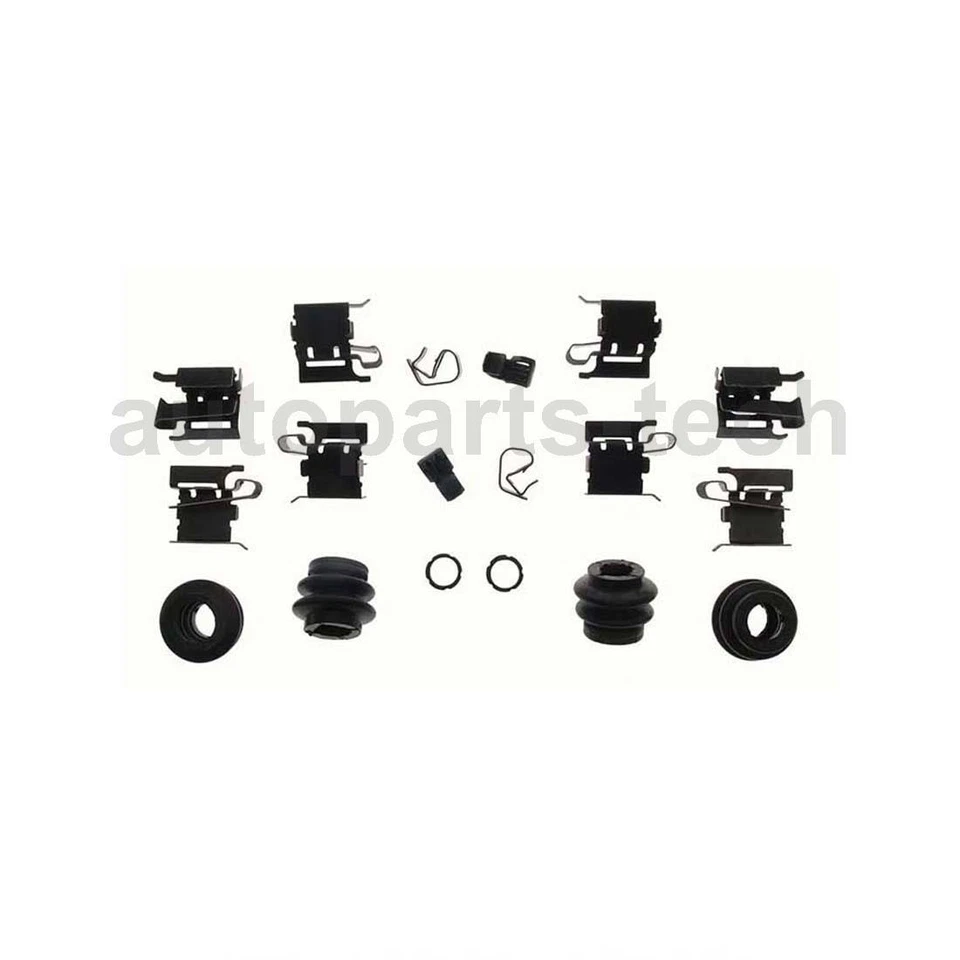 2x Kit de herrajes de freno de disco delantero Carlson para Toyota Corolla 2019 2020 Foto 2 de 3