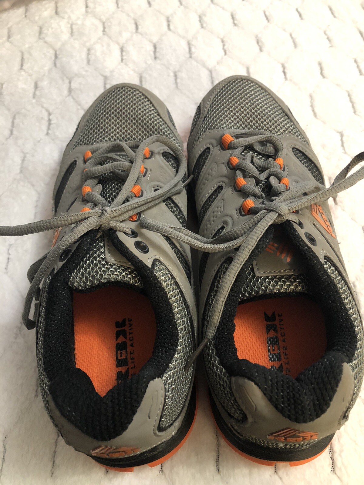 Mens RBX Grey/Orange Running Shoes Size 