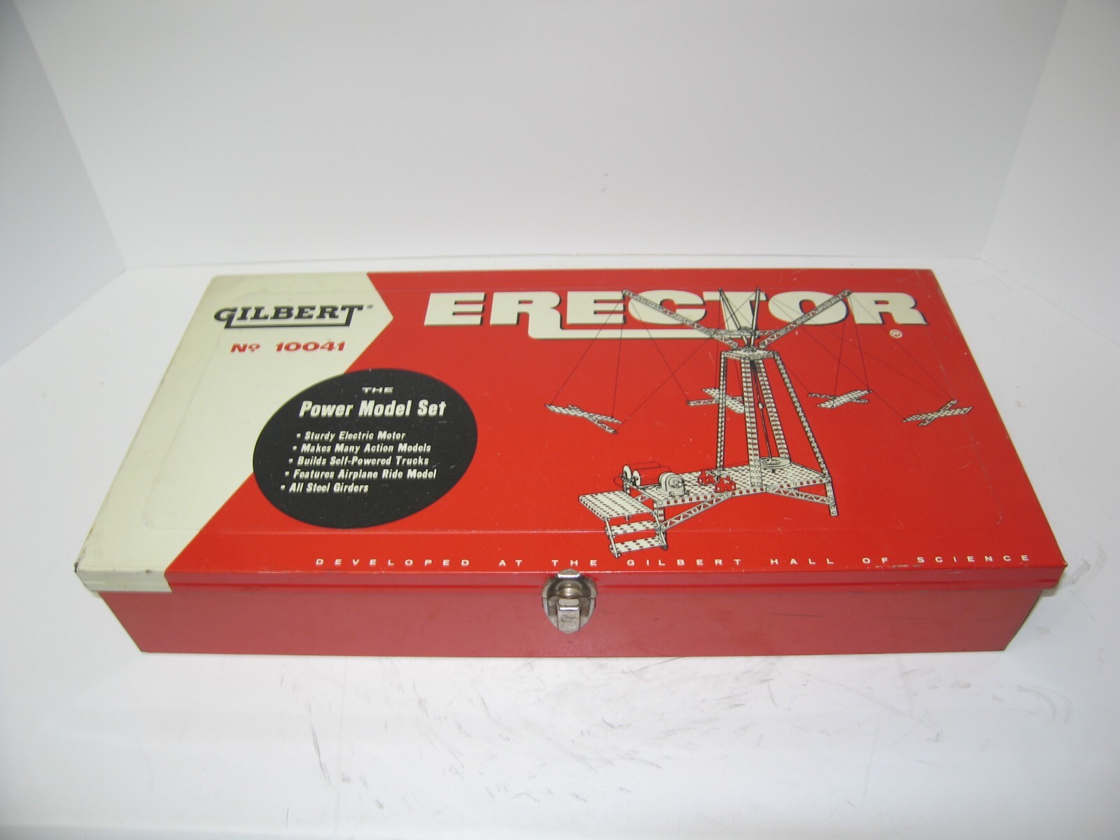 VINTAGE ERECTOR SET w/NICE TIN BOX incomplete inside | eBay