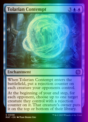 MTG Tolarian Contempt (8/230) March of the Machine The Aftermath LP FOIL