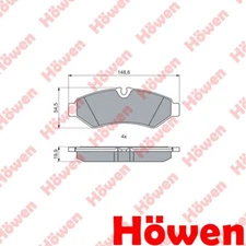 Fits Mercedes Sprinter 2018-2024 + Other Models Brake Pads Set Front Rear Howen