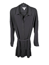 Nine West Dolman Sleeve Ruffle Dress Women's Size XL