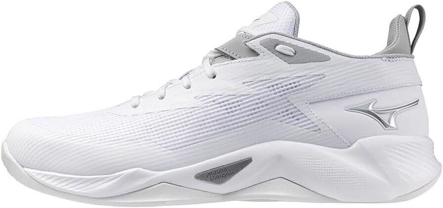 MIZUNO Basketball Shoes WAVE TRANSISTOR White Silver MIZUNO Basketball Shoes WAVE TRANSISTOR White Silver