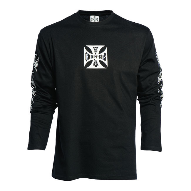 WEST COAST CHOPPERS 長袖カットソー WEST COAST CHOPPERS OG CROSS LONG SLEEVE BLACK **BRAND NEW