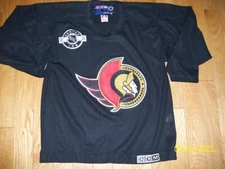 Ottawa Senators Vintage CCM Center Ice Practise Jersey Size Medium