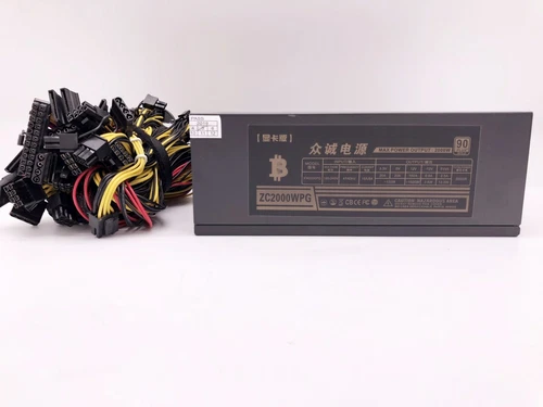 KW2000PG 2000W 80PLUS Gold Desktop Graphics Server Power Supply