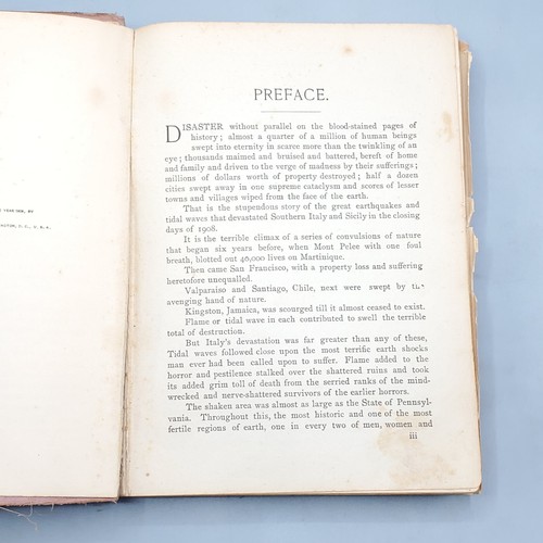 Italy’s Great Horror Earthquake & Tidal Wave Eruption 1909 Antique Disaster Book - Picture 8 of 24