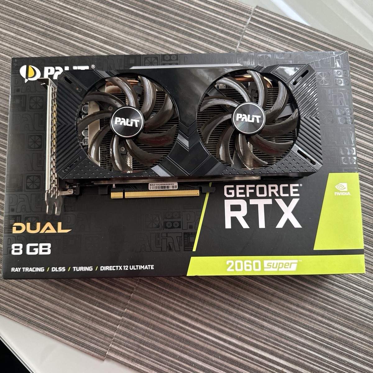 Palit NVIDIA GeForce RTX 2060 SUPER 8GB GraphIcs Card MINT Palit NVIDIA GeForce RTX 2060 SUPER 8GB GraphIcs Card MINT