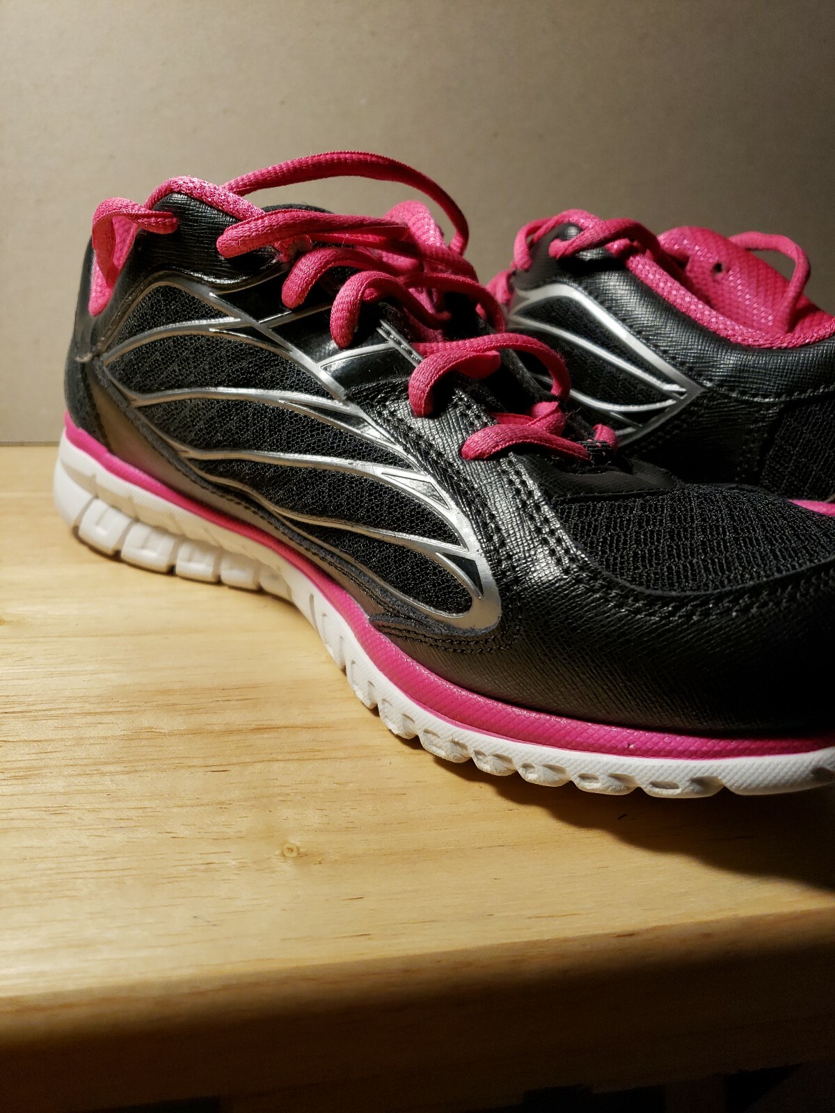 Fila Hyper Split 3 Black/Pink/Silver Running Shoe… - image 11
