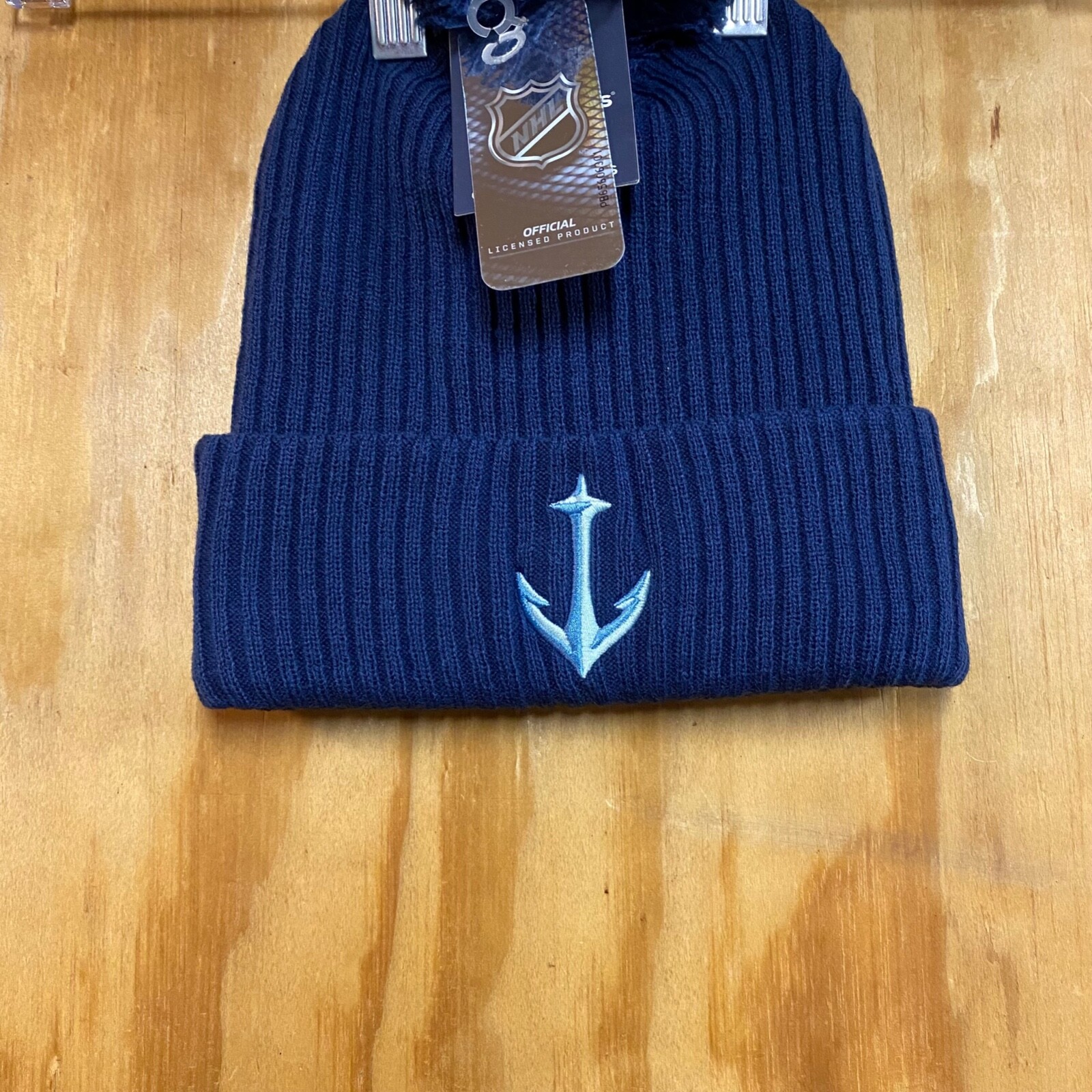 Fanatics Unisex Adult NHL Seattle Kraken Cuffed Knit Winter Beanie Hat