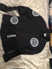 Versace Men's XXL Medusa Label Dress Shirt Black Cotton Button Up