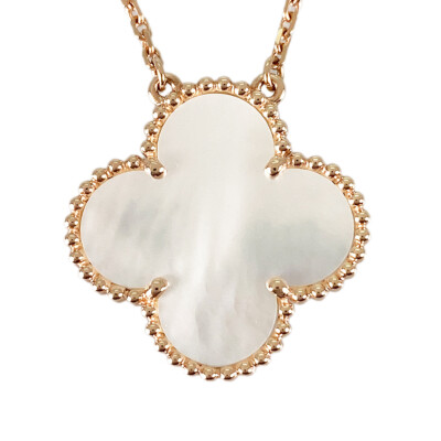 Van Cleef & Arpels Magic Alhambra VCAR041300 Pink gold shell Necklace