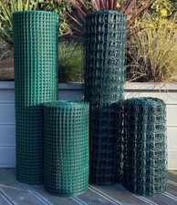 Plastic Fence Mesh Garden Border Netting Landscape Climbing Plant Trellis Green