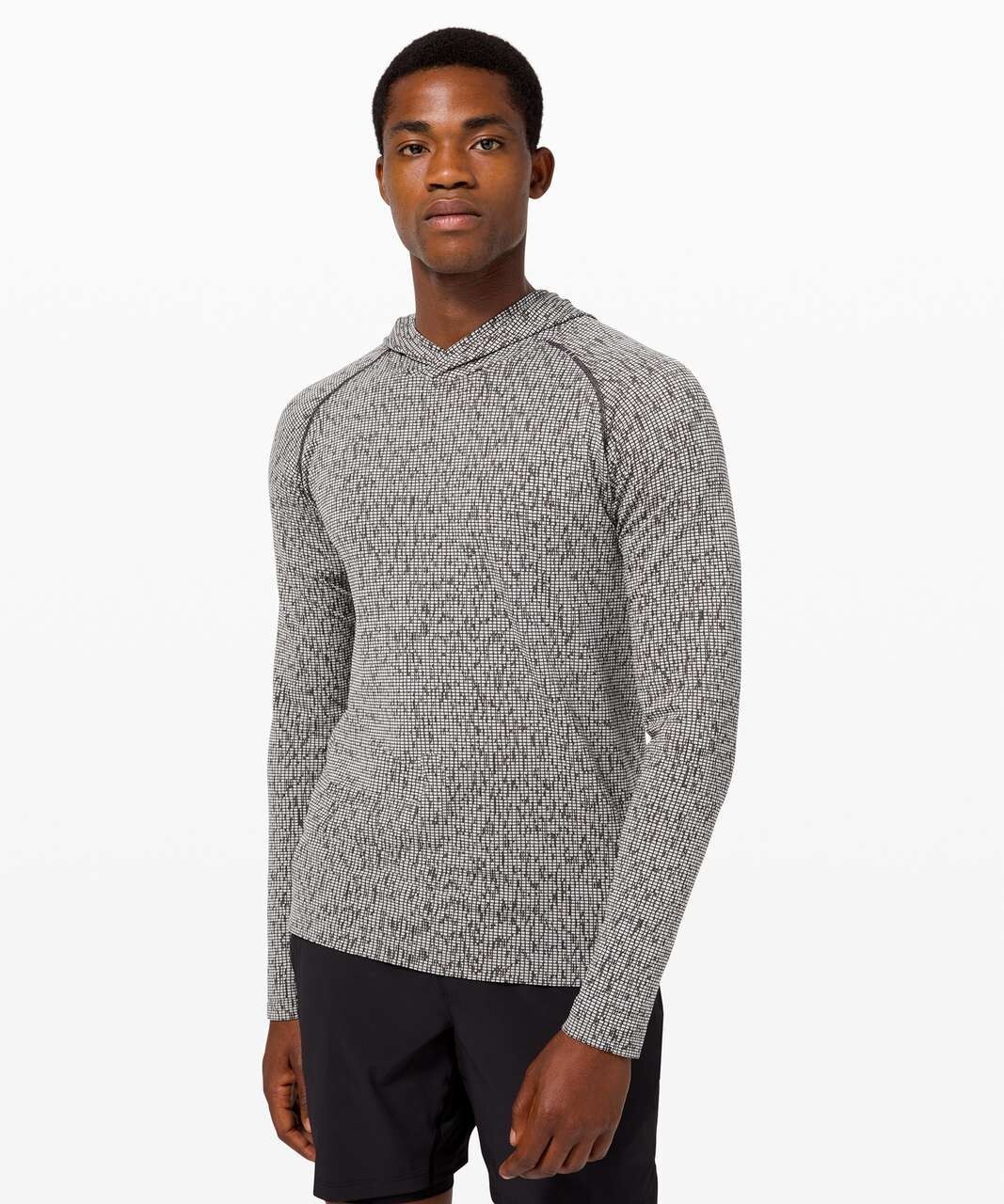 Lululemon Mens Metal Vent Tech Hoodie 2.0 Medium Graphite Grey Vapor