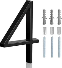 House Number for Outdoor, Mailboxes Number, Address Sign Metal Exterior Decor