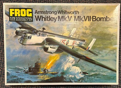 Armstrong Whitworth Whitley Mk.V/Mk.VII Bomber - c1960s FROG F207