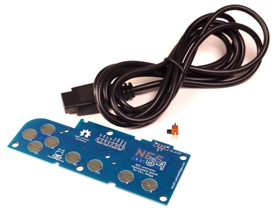 NES64 - Nintendo NES controller for Commodore 64 C64/Amiga, Ready-to-use,kit,PCB - Image 2 of 3