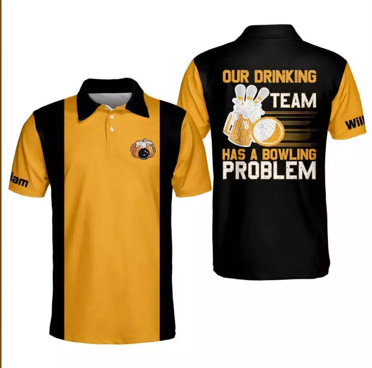 Bowling clearance polo shirts