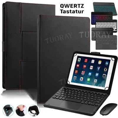 Bluetooth Tastatur Leder Hülle für Huawei Matepad 11 SE T10S T5 T3 Honor X8 X9