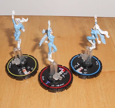 HERO CLIX - DC  HYPERTIME  - DOVE - FIGURE SET   R,E,V  - NO CARD