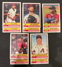 2025 Topps Heritage SP Diamondbacks Lot (2x) Each w/ KETEL MARTE, Moreno + QTY