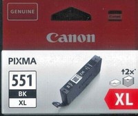 Tintenpatrone Canon CLI-551XL Bk Druckerpatrone Schwarz