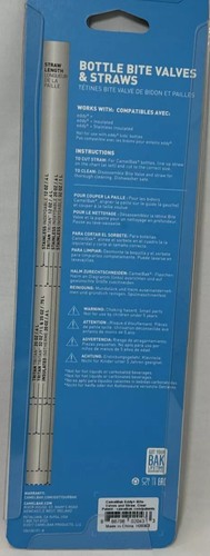 CamelBak Eddy + 2 Trinkflasche Beißventile & 2 Strohhalme Klar Ersatz Neu 1 Stück - Bild 6 von 12
