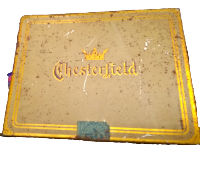 VTG Chesterfield Cigarette Tobacco Tin - Factory No. 25 District Of  Virginia