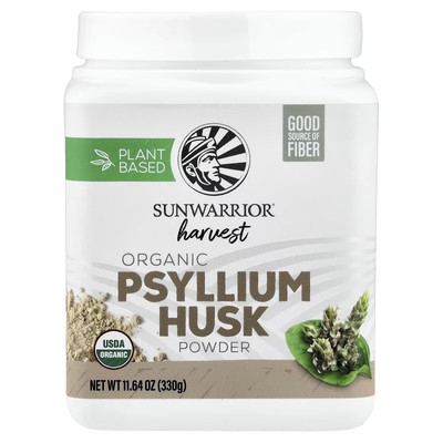 2 X Sunwarrior, Harvest, Organic Psyllium Husk Powder, 11.64 oz (330 g)