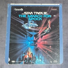 Paramount Star Trek III The Search For Spock CED Videodisc Blue Caddy Fair 1984