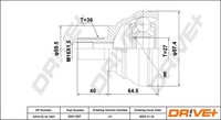 Dr!Ve+ Gelenksatz, Antriebswelle DP2110.10.1507 FüR Audi Cupra Seat