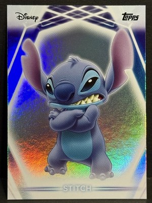 海外Stitch Team Lilo キャラクターカード 2026 Topps Disney Neon Lilo & Stitch #14 Stitch Rainbow Foil | eBay